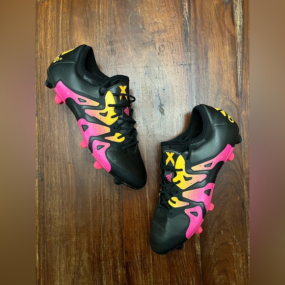 adidas X 15.1 "Black/Shock Pink/Solar Gold" - Picture 1 of 1